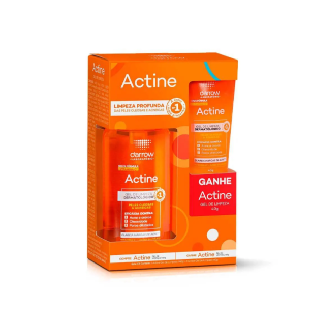 Kit Actine Darrow Gel de Limpeza 140g + Gel de Limpeza 40g