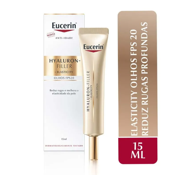 Creme de Olhos Eucerin Anti-Idade Firmador Hyaluron-Filler + Elasticity FPS20 15ml - Imagem 5
