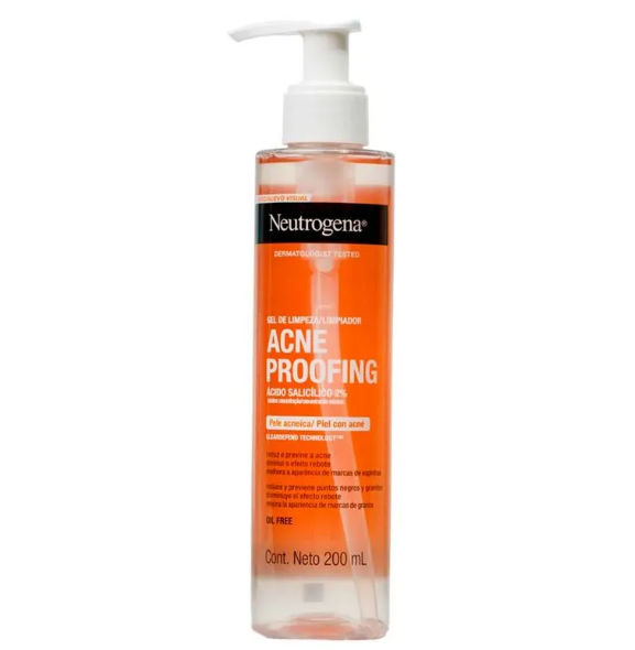 Gel de limpeza Neutrogena Acne Proofing 200ml